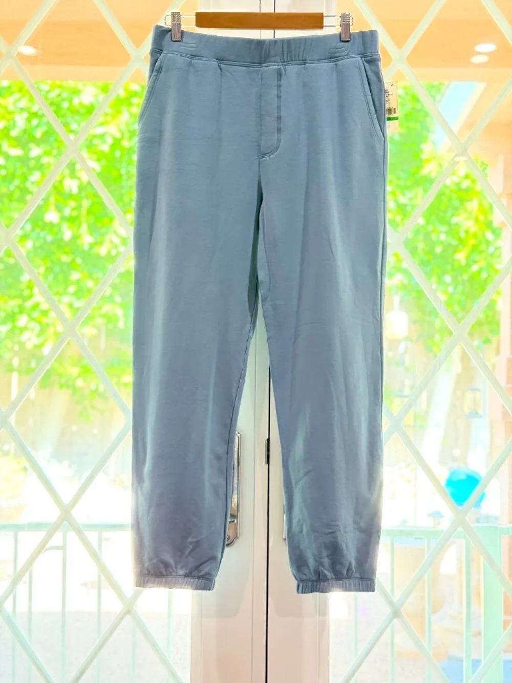 💙 Karen Kane Big Sky Sweat Pants – Blue – Size L 💙☁️